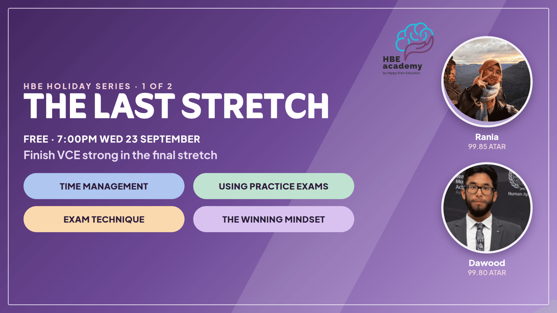 The Last Stretch - Exam Preparation Webinar